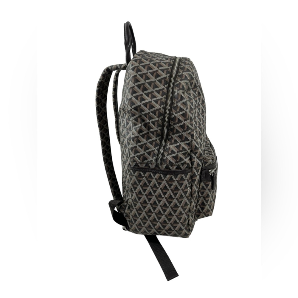 Genuine LANCASTER Paris signature backpack rucksack canvas pvc  work school - Picture 7 of 15